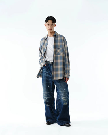 イベント期間限定アイテム<br>(3月7日～3月15日まで)<br>【SUBLATIONS】WIDE SEAM DENIM BAGGY PANTS .13