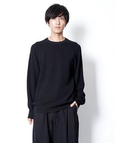 新入荷<br>【BATONER】<br>HARD TWIST WOOL SIGNATURE CREW NECK