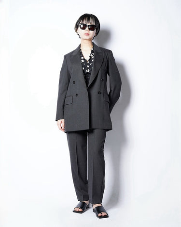 【MAXMARA】<br>"MIRKO"<br>WOOL/MOHAIR/SILK<br>DOUBLE BREASTED JACKET