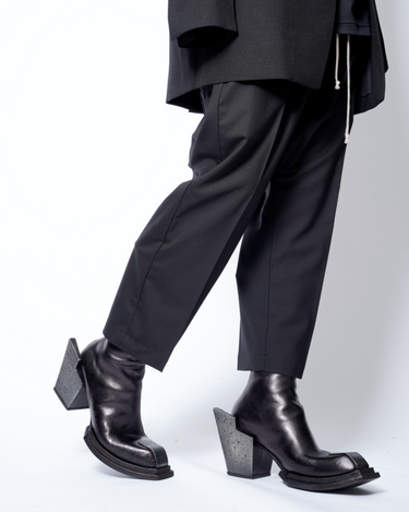 【POLLACKI】<br>No.56 HAND DYED HORSE LEATHER METAL HEEL BOOTS