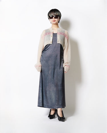 【KAKAN】<BR>BABY MOHAIR SHORT CARDIGAN