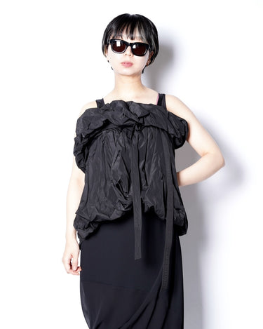【TOGA ARCHIVES】<br>TAFFETA BUSTIER<br>MINI DRESS