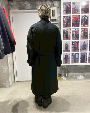 26AW予約受付中<br>【OVERCOAT】<br>Wool Trench Coat