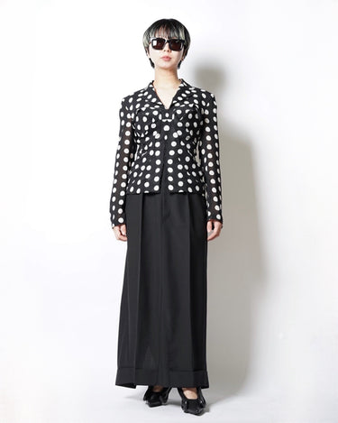 【JUNYA WATANABE】<br>SHEER DOT TAILORED LAPEL SHIRTS