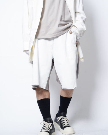【MM6】<br>BIANCHETTO PAINT SWEAT SHORTS (UNISEX)