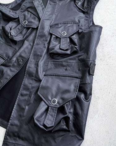 イベント期間限定アイテム<br>(9月19日～27日まで)<br>【ANTHEM A】<br>SMOOTH MILITARY LONG VEST