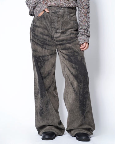 【TAAKK】<br>MOLE DENIM WIDE PANTS
