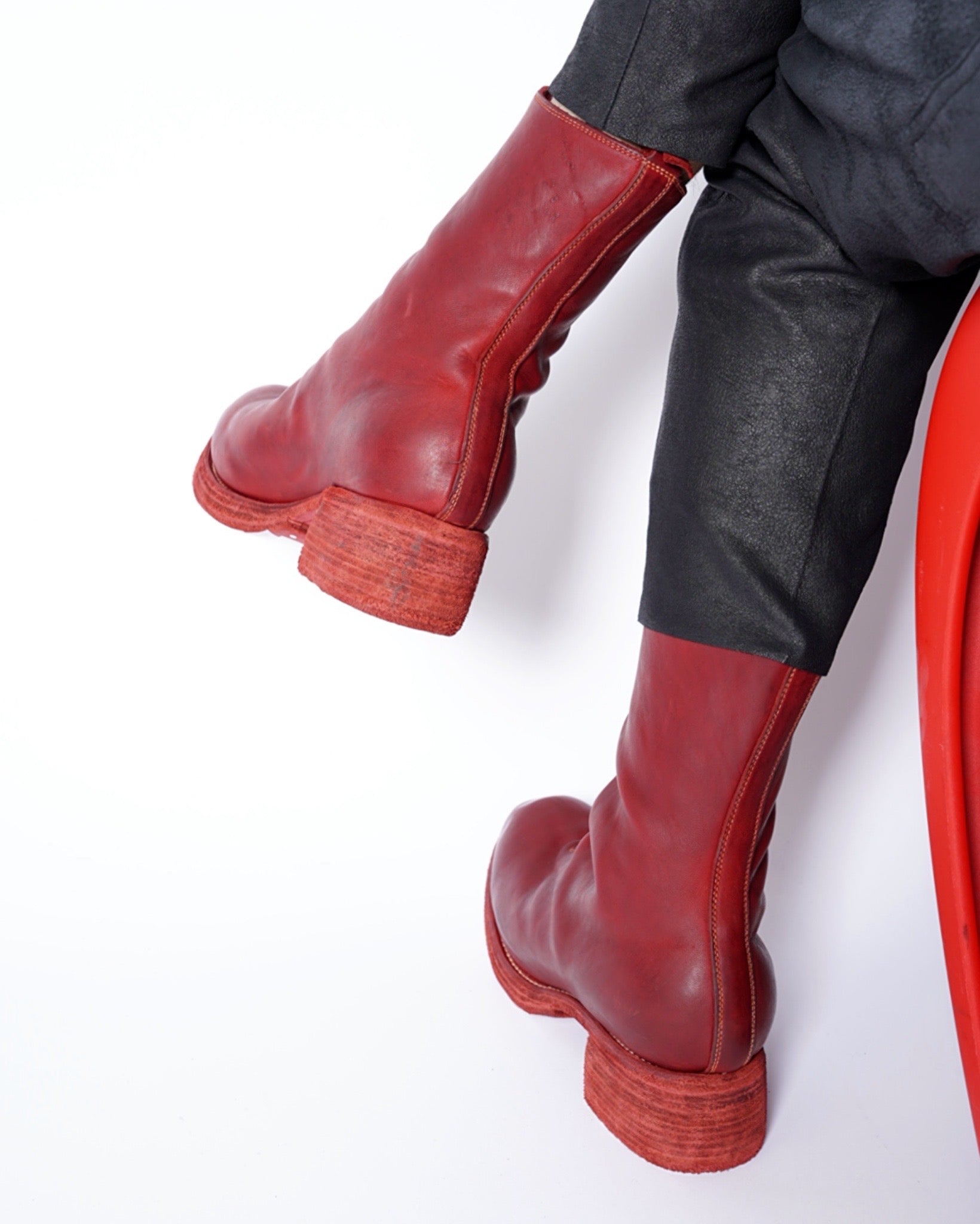 GUIDI(グイディ) - -PL2WZ- HORSE FULL GRAIN FRONT ZIP BOOTS-Amanojak.