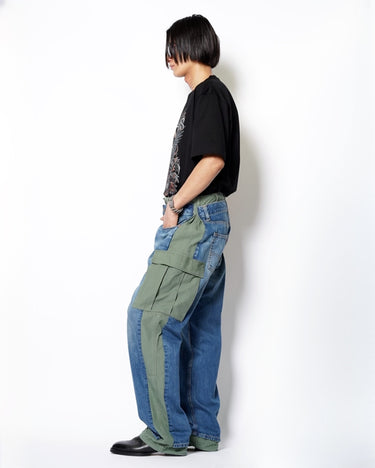 【JUNYA WATANABE】<br>× Levi's <br>CARGO DOCKING DENIM PANTS