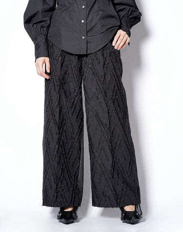 【SATORU SASAKI】<br>JACOUARD DENIM TROUSERS