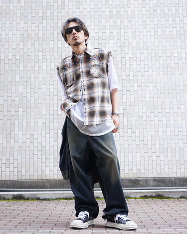 【Rafu】<br>DIY FLANNEL VEST