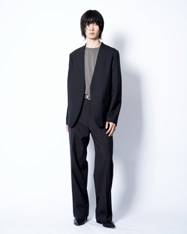 【Maison Margiela 10】<br>NO COLLAR JACKET -WOOL POPLIN-