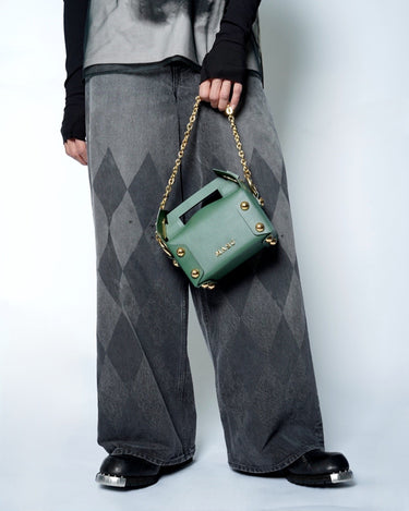 【MASU】<br>LEATHER CAKE BAG