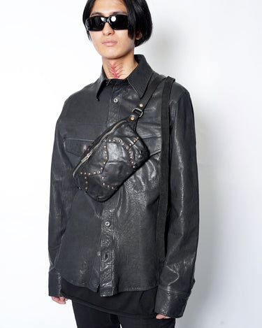 【GUIDI】<br>-BV06_RV- SOFT HORSE FULL GRAIN SMALL CROSSBODY BAG