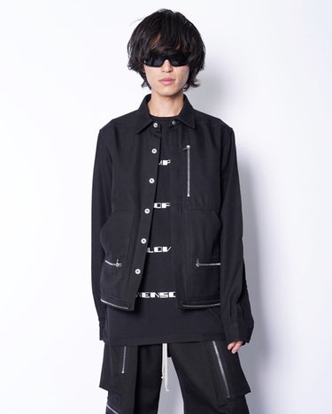 [RICK OWENS]<br>HEADON SHIRT -CTES-