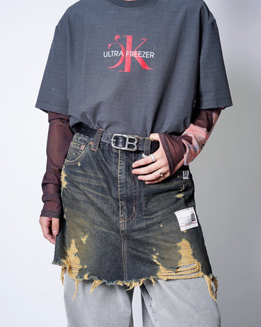 【doublet】<br>"DB" BUCKLE BELT