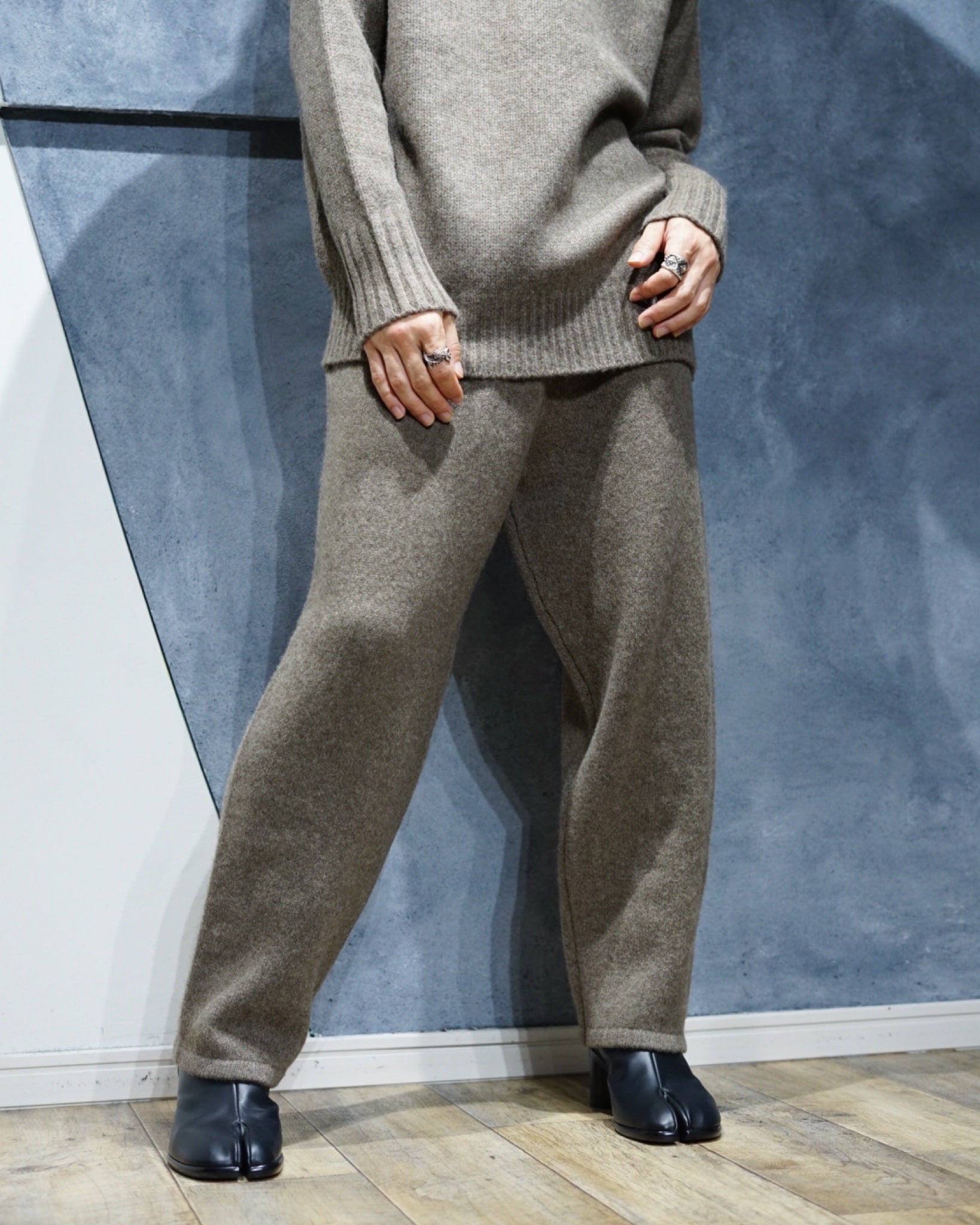 walenode ウェルノード yak ヤク ニットパンツ walenode (ウェルノード) Innocent YAK Circuler knitting pants