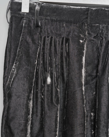 9/28(mon) 0:00 Launch<br>【MASU】<br>VELVET ACCORDION WIDE TROUSERS