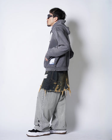 【in・stru(men-tal).】<br>DISTRESSED HOODIE