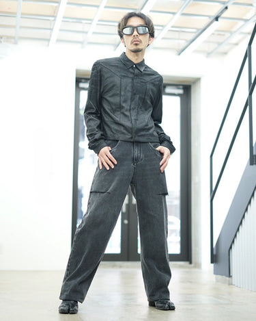 -25SS RESTOCK-<br>[Maison Margiela 1]<br>Cut out<br>Denim Pants