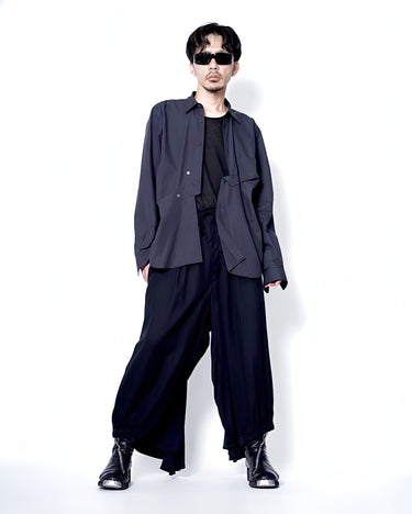 【MAHITO MOTOYOSHI】<br>TUCK COTTON SHIRTS