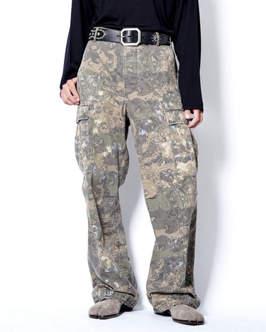 【KAMIYA】<br>PAISLEY CAMO PANTS
