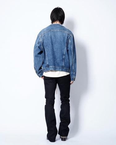 【Maison Margiela】<br>DISTRESSED DEEP V DENIM JACKET