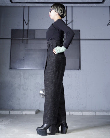 [SATORU SASAKI]<br>Double Belted Taperd Trousers