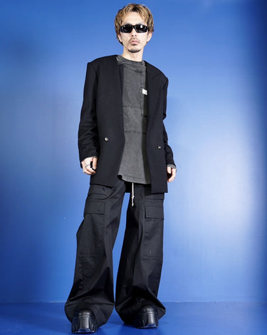 【MARINA YEE】<br>"EZRA JACK"<br>COLLARLESS BLAZER