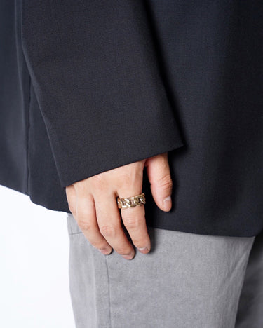 【Maison Margiela 11】<br>CHAIN RING -SILVER 925-