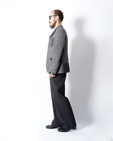【JUNYA WATANABE MAN】<br>TWEED PATCHWORK 4B JACKET