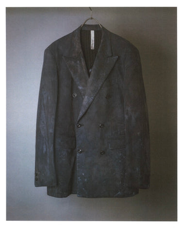 受注生産アイテム<br>期間限定受注受付中(7月31日～8月2日まで)<br>【kiminori morishita】<br>Brush-Dyed Gabardine Tailored Jacket