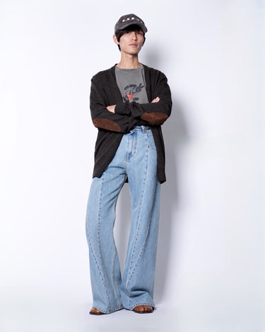 -25SS RESTOCK-<br>[Maison Margiela 1]<br>BIAS CUT<br>Wide Flare Denim Pants