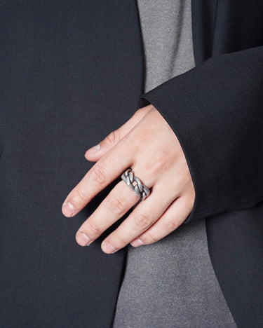【Maison Margiela 11】<br>CHAIN RING -SILVER 925-