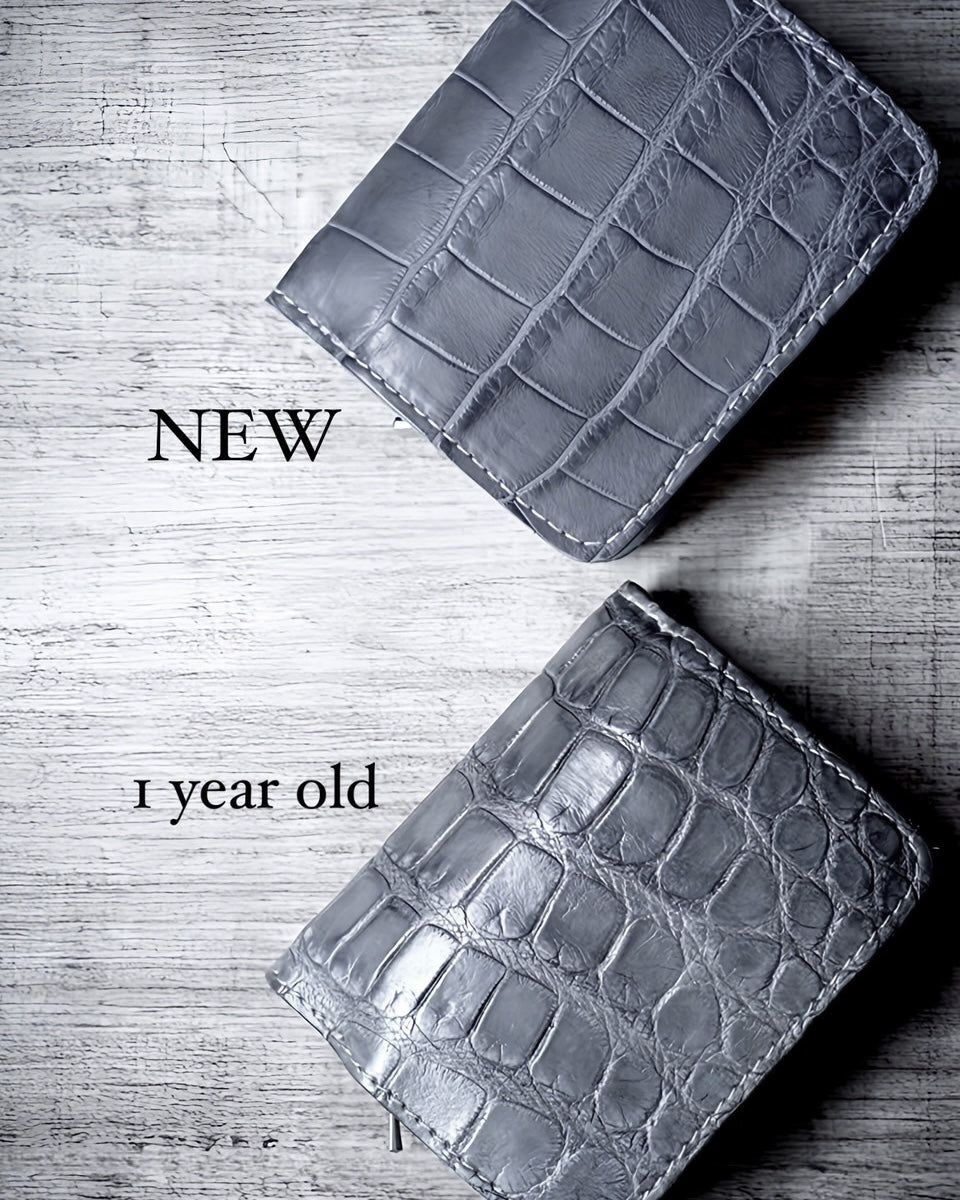 GUIDI(グイディ) --C8- ALLIGATOR MISSISSIPPIENSIS ZIPPED WALLET