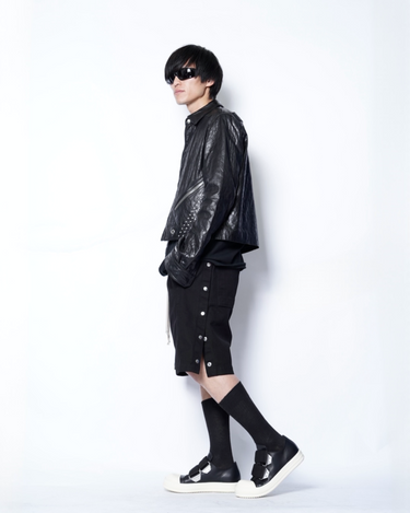 【RICK OWENS DRKSHDW】<br>WIDE PUSHER SHORTS-CVS-