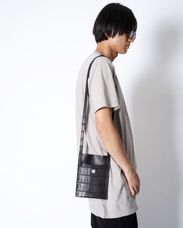 【GUIDI】<br>-PKT1-<br>ALLIGATOR PASSPORT BAG