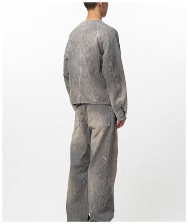 【KAMIYA】<br>Hickory Work Jacket