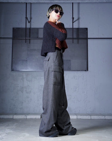 【PLAN C】<br>SHORTLENGTH MOHAIR KNIT