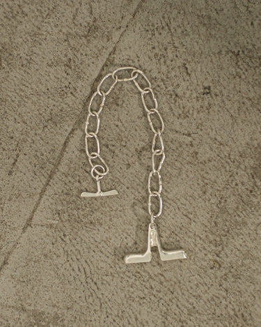 イベント期間限定(3月20日～3月29日まで)<br>26AW受注生産アイテム<br>【FRACTION】<br>EAST GERMAN ARMY RAMONES BRACELET -SV-