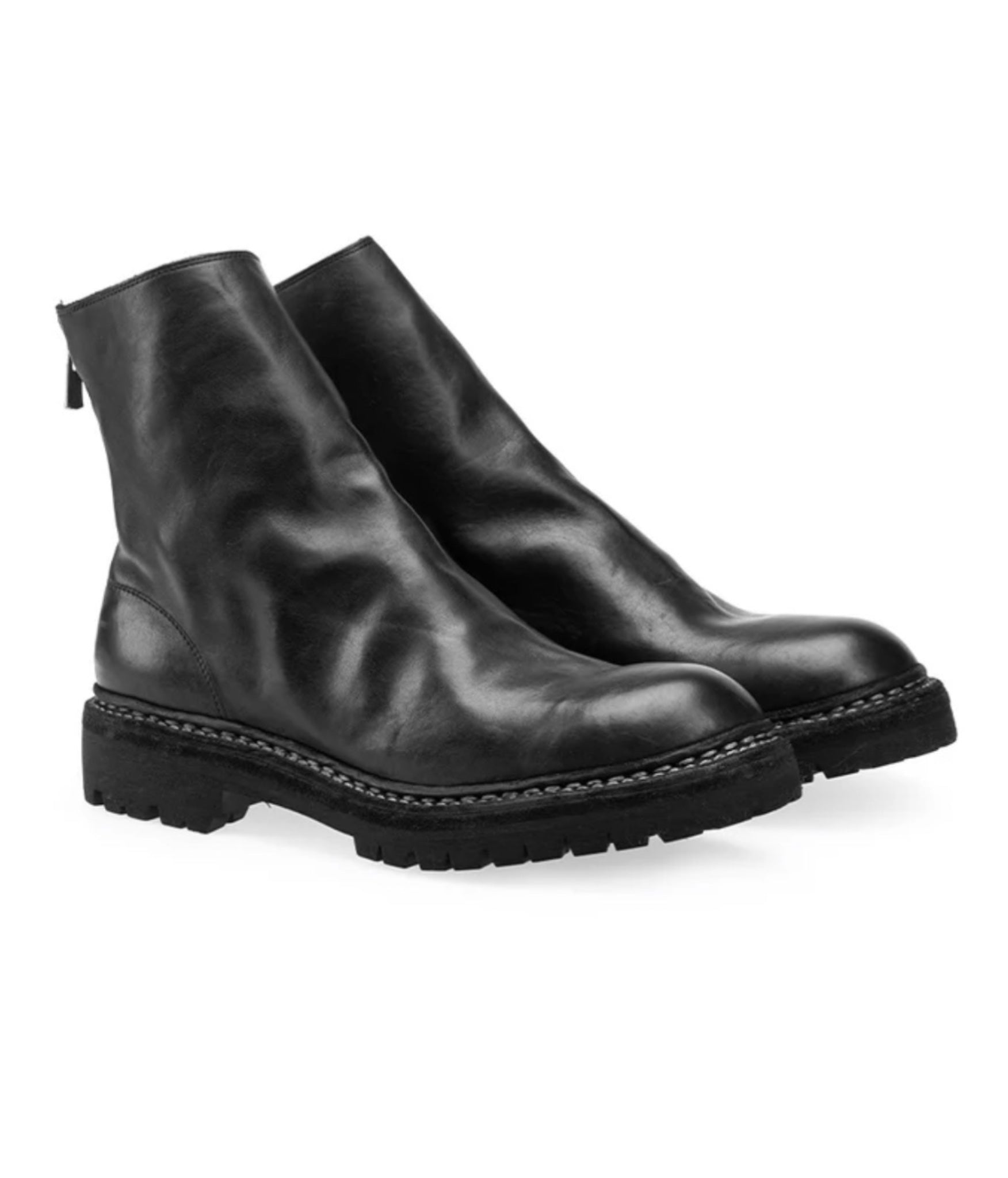 GUIDI(グイディ) -796V_N- HORSE FULLGRAIN BACK ZIP BOOTS-Amanojak.