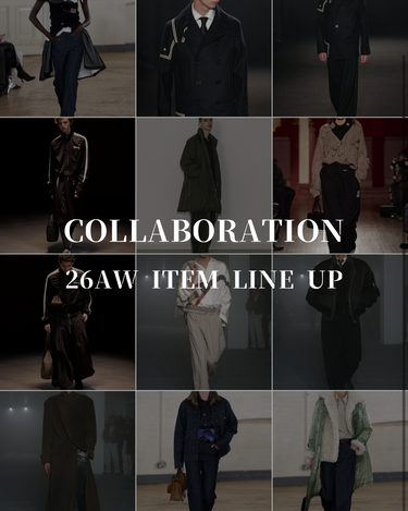 26AW COLLABORATION ITEM LINEUP