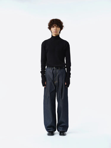 【SUBLATIONS】 <br>2TUCK WIDE DENIM PANTS -ENTASIS Mk-Ⅱ-