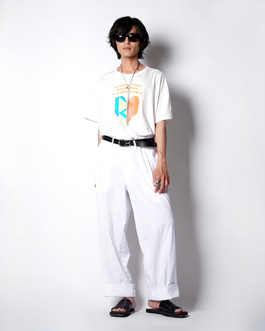 【KAKAN】<BR>BOX SQUARE T-SHIRTS -PRINT-