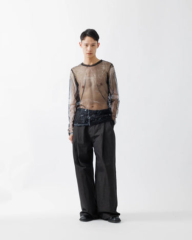 イベント期間限定<br>サイズバリエーション拡大中<br>(3月7日～3月15日まで)【SUBLATIONS】 <br>GARMENT DYED 2TUCK WIDE BAGGY PANTS .15