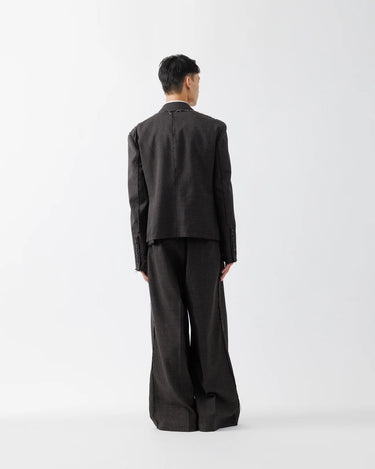パンツ SUBLATIONS ROUGH WOOL 3TUCK BAGGY TROUSE SUBLATIONS】 ROUGH WOOL 3TUCK BAGGY TROUSERS .15 Amanojak.