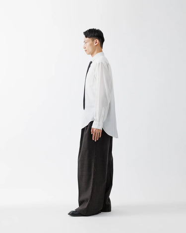 SUBLATIONS】 ROUGH WOOL 3TUCK BAGGY TROUSERS .15 Amanojak.