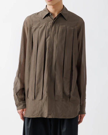 イベント期間限定<br>サイズバリエーション拡大中<br>(3月7日～3月15日まで)【SUBLATIONS】 <br>SHEER TUCK DRESS SHIRT .15