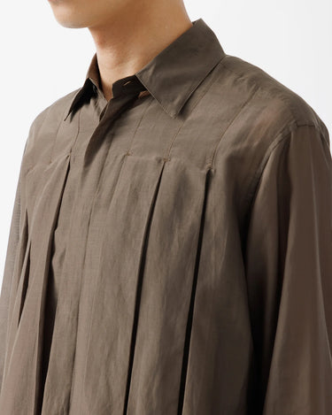 イベント期間限定<br>サイズバリエーション拡大中<br>(3月7日～3月15日まで)【SUBLATIONS】 <br>SHEER TUCK DRESS SHIRT .15