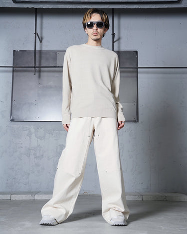 【BATONER】<br>SILK CREW NECK